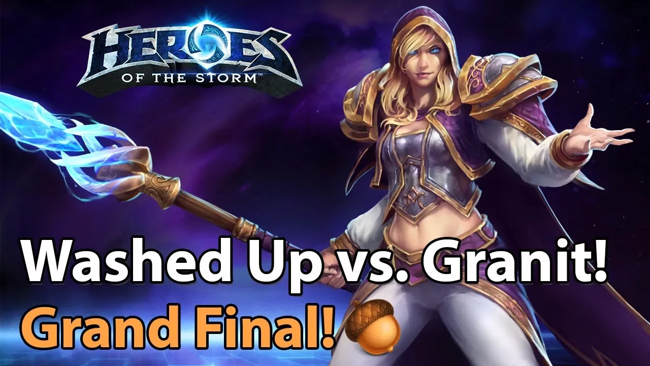 ► Heroes of the Storm: Washed Up vs. Granit Gaming - Grand Final - Nut Cup
