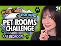 Download Lagu Every room is a DIFFERENT PET build challenge in The Sims 4