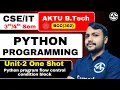 Python Programming B tech 2nd Year Unit-2 Python Program Flow Control Condition Block One Shot