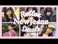 ROBLOX Bloxburg Royale High NewJeans Decals Ids
