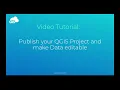 Publish QGIS project to GIS Cloud and make your data editable