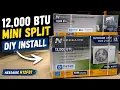 Hessaire 12 000 BTU Mini Split Installation Complete DIY Install H12FB1