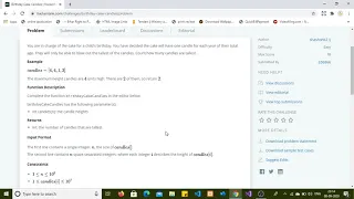 Solve Birt ay Cake Candle Problem on hacker rank using C