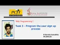 Task 3 - Program the user sign-in process