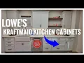 Lowe s KraftMaid Custom Kitchen Cabinets Stilton Maple Dove White Review