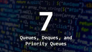 CS 290 CP1 Topic 7 Queues Deques and Priority Queues