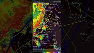KDOX Dover AFB Delaware Radar Tuesday July 28 2026