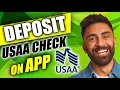 How to Deposit a Check on USAA App
