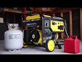 Champion 5500-Watt Dual Fuel Portable Generator with CO Shield Model 201085
