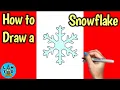 How to Draw a Snowflake Easy