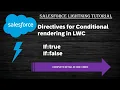 Conditional Directives In LWC How to Render Elements in LWC using Conditional Statements SFDC