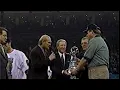 SUPERBOWL XXXI post game and Trophy