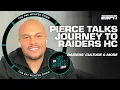 Raiders HC Antonio Pierce talks hiring process the Raiders Way Vegas more The Pat McAfee Show