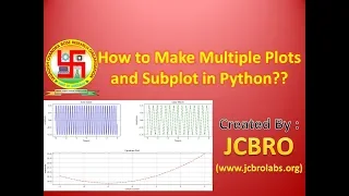 How to make subplots and multiple plots in Python