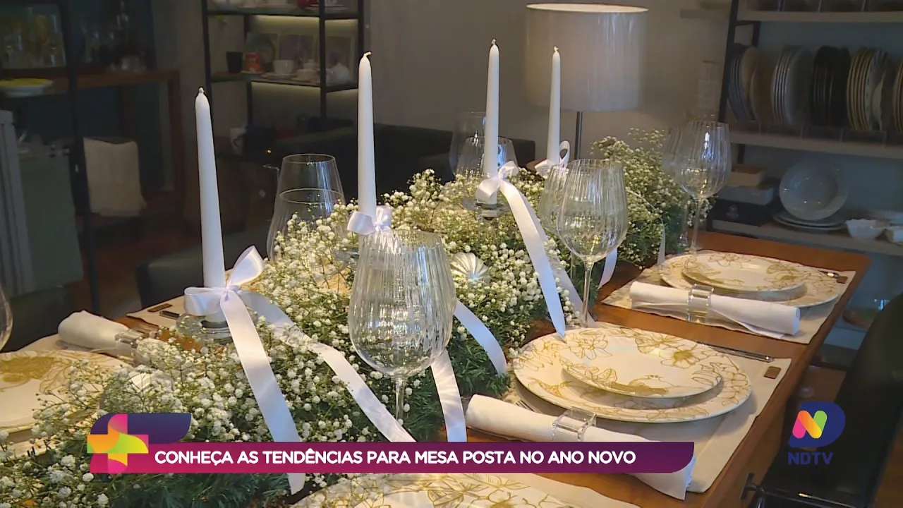 Como montar a mesa perfeita para o Réveillon 2025: Tendências de decoração