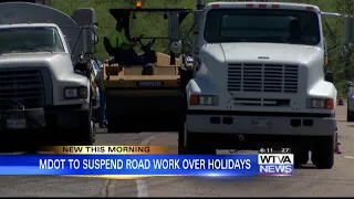 MDOT will suspend road closures over holidays