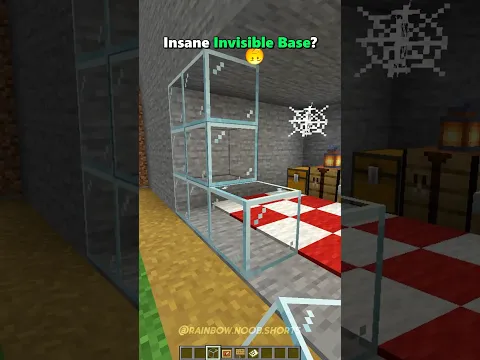 Minecraft Invisible Base 😍 (Payphone)
