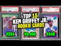 Top 15 Ken Griffey Jr Rookie Cards Recently Sold -