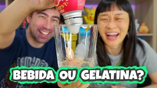 BEBIDAS DE GELATINA que precisam ser AGITADAS antes de beber? 😮