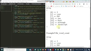 PHP Lecture 54 String Function Str word count