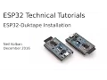 ESP32 Technical Tutorials ESP32-Duktape Installation