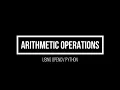 2 4 Arithmetic operations on image using OpenCV Python Advanced Computer Vision using OpenCV Python