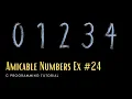 C Numbers 24 Check if two numbers are Amicable Numbers C Programming