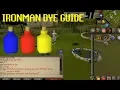 Old School Runescape Ironman how to make dye guide