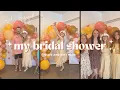 My DAZED ENGAGED Bridal Shower vlog decor games bridal shower haul