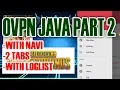 Openvpn JAVA AIDE NAVI 2tabs PART 2