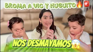 NOS DESMAYAMOS😱🚨BROMA A HUGUIGO Y VIC🤫🔥