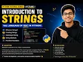Python Strings Tutorial for Beginners Lecture 1 Learn Python from Scratch Hindi