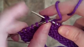 How to YO SKP in knitting
