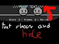 show text and hide FNF PSYCH ENGINE SCRIPT