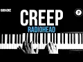 Download Lagu Radiohead - Creep Karaoke SLOWER Instrumental Acoustic Piano Cover Lyrics On Screen