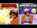 1000 NEW EMOTES KILL EMOTES SHOWCASE The Strongest Battlegrounds