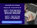 FSU ISI Spring Semester Schedule 2021