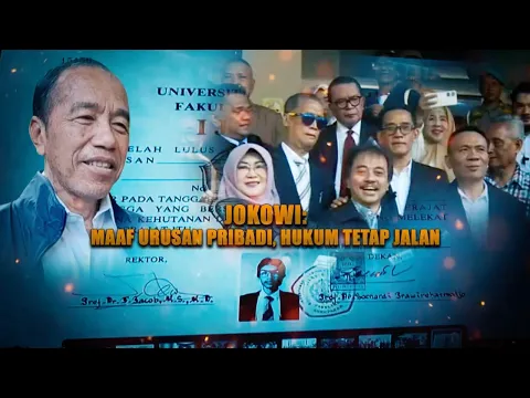 Jokowi: Maaf Urusan Pribadi, Hukum Tetap Jalan