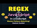 Regular Expressions Regex in JavaScript