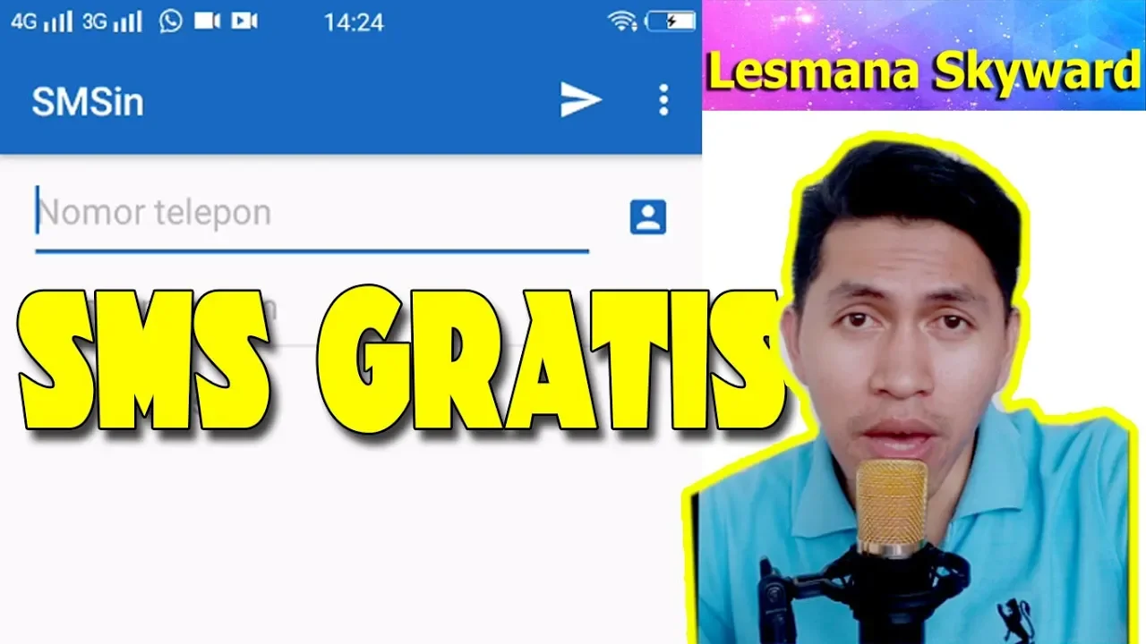 Cara kirim SMS Gratis Tanpa Pulsa Semua Operator. 