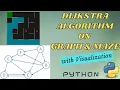 Dijkstra Shortest Path Algorithm Explained in Python for Graph and Maze Python Maze World - pyamaze