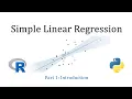 Simple Linear Regression Introduction part 1 of 4