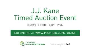 J J Kane Auctioneers Heavy Equipment and Commercial Truck Timed Auction February 17