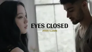 JISOO X ZAYN - EYES CLOSED (Lirik Terjemahan Indonesia)