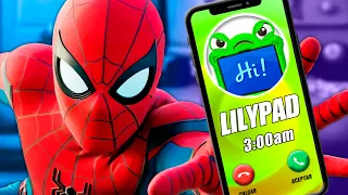 SPIDERMAN LLAMA A LILY PAD A LAS 3:00 AM 😱 NO LO INTENTES EN CASA 