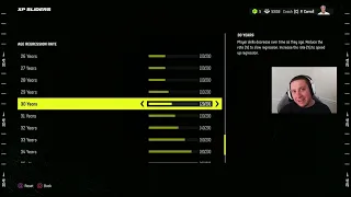 Detailing Progression and Regression Sliders in Madden 24