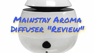Mainstay 50ml Aroma Diffuser in Black Review Walmart Find