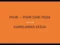 Download Lagu Pikir-pikir daripada ku melamar kerja, lebih baik ku melamar kamu - OST Gengsi Gede-Gedean