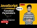 Function and parameter in JavaScript Web Development and JavaScript course 2024 lecture 6