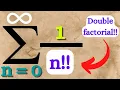 Finding the closed form for a double factorial sum